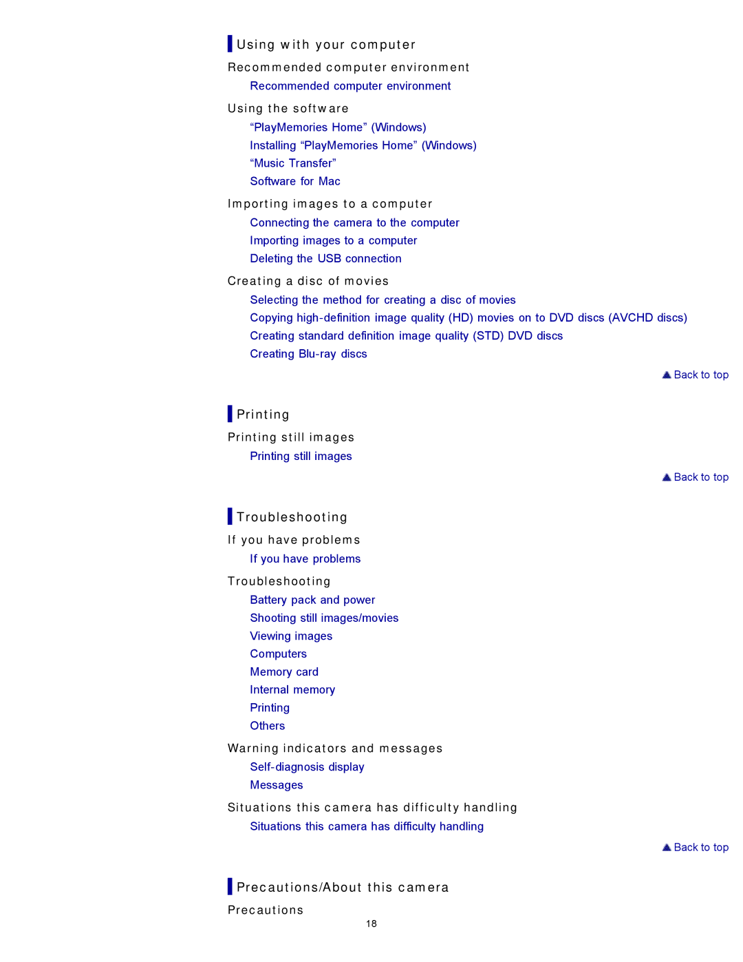 Sony DSC-WX150/R, DSC-WX100/WX150, DSCWX150/L manual Using with your computer, Troubleshooting 