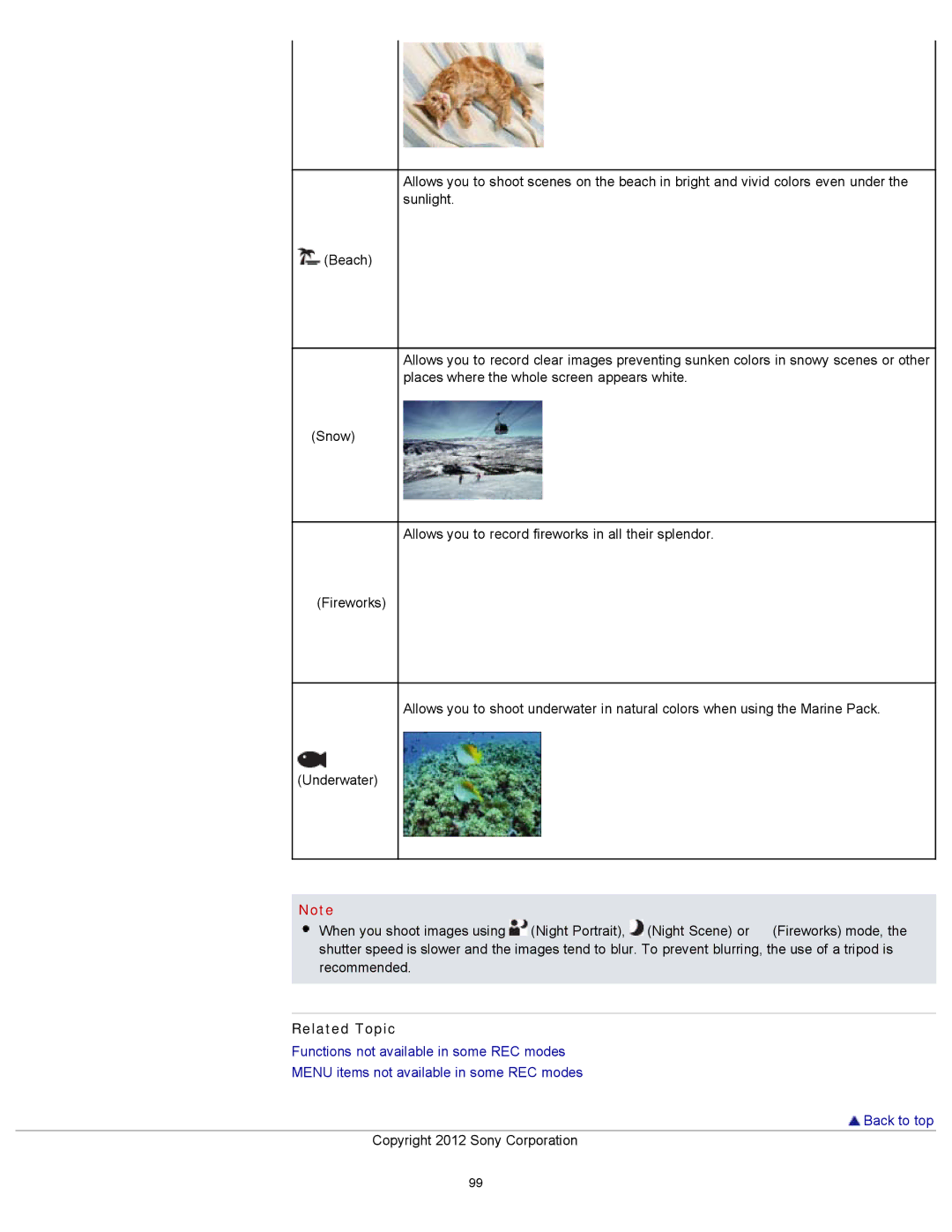 Sony DSC-WX150/R, DSC-WX100/WX150, DSCWX150/L manual Related Topic 