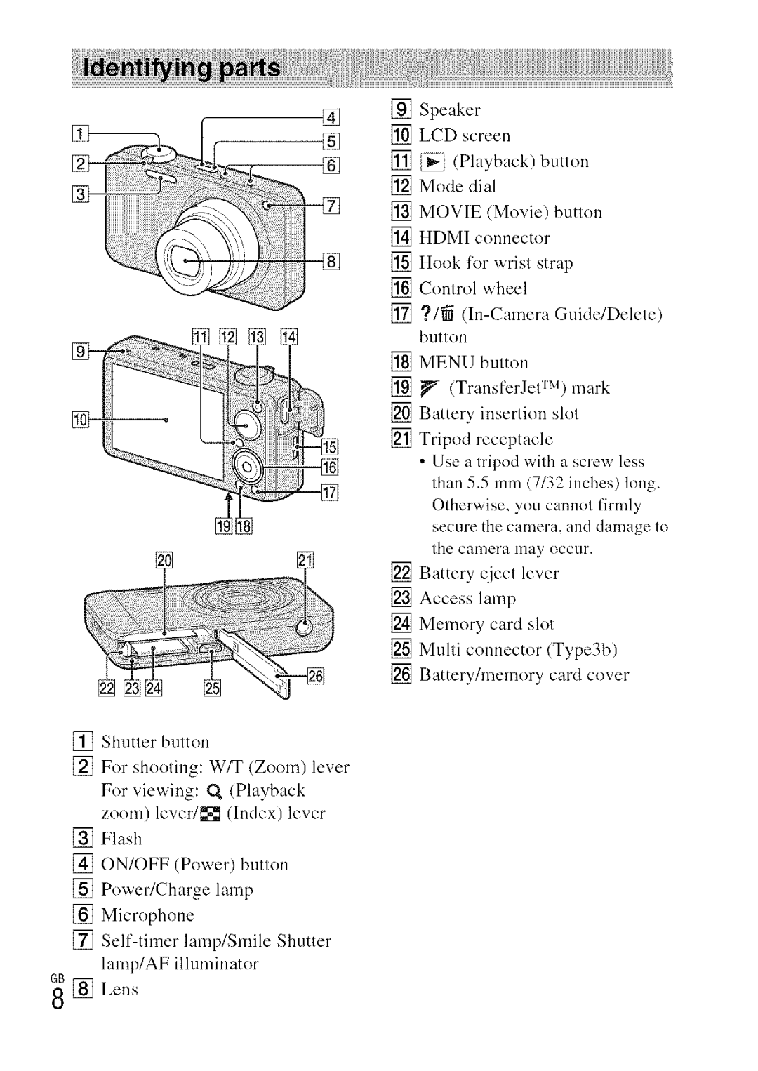 Sony DSC-WXI0 manual Flash 