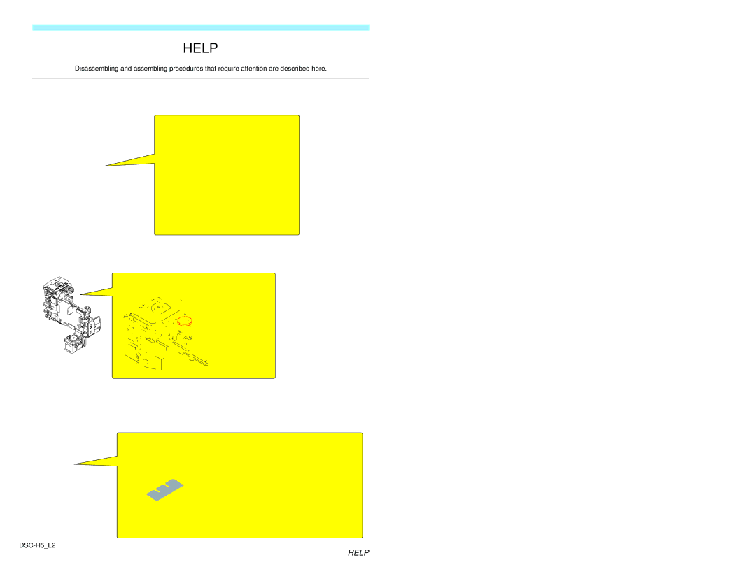 Sony DSCH5B service manual Help 