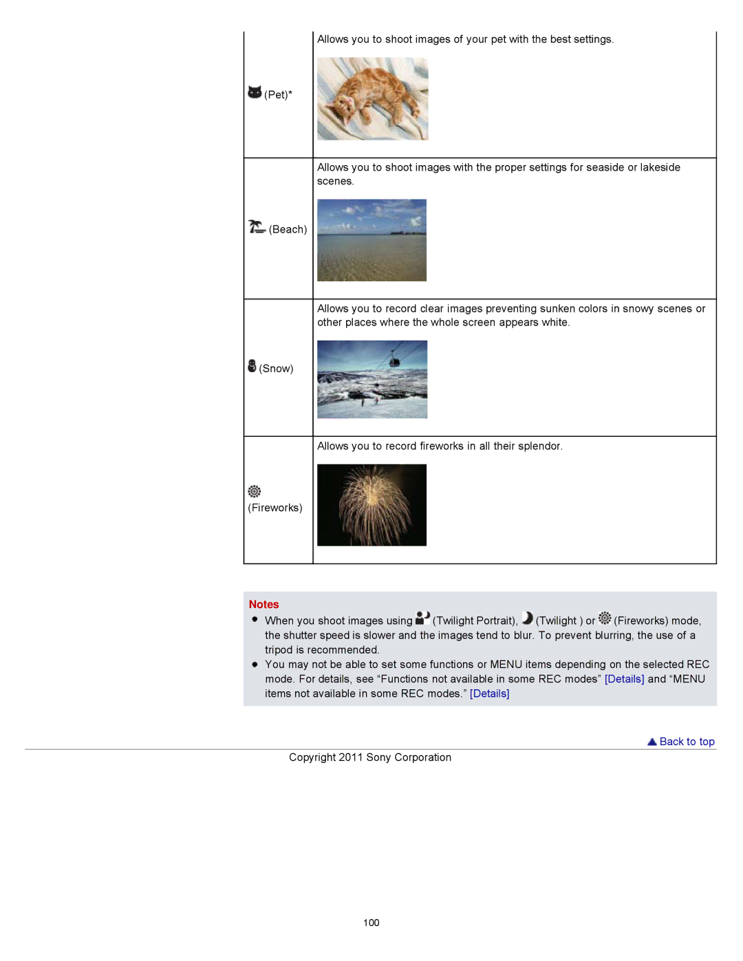 Sony DSCWX9 manual 100 