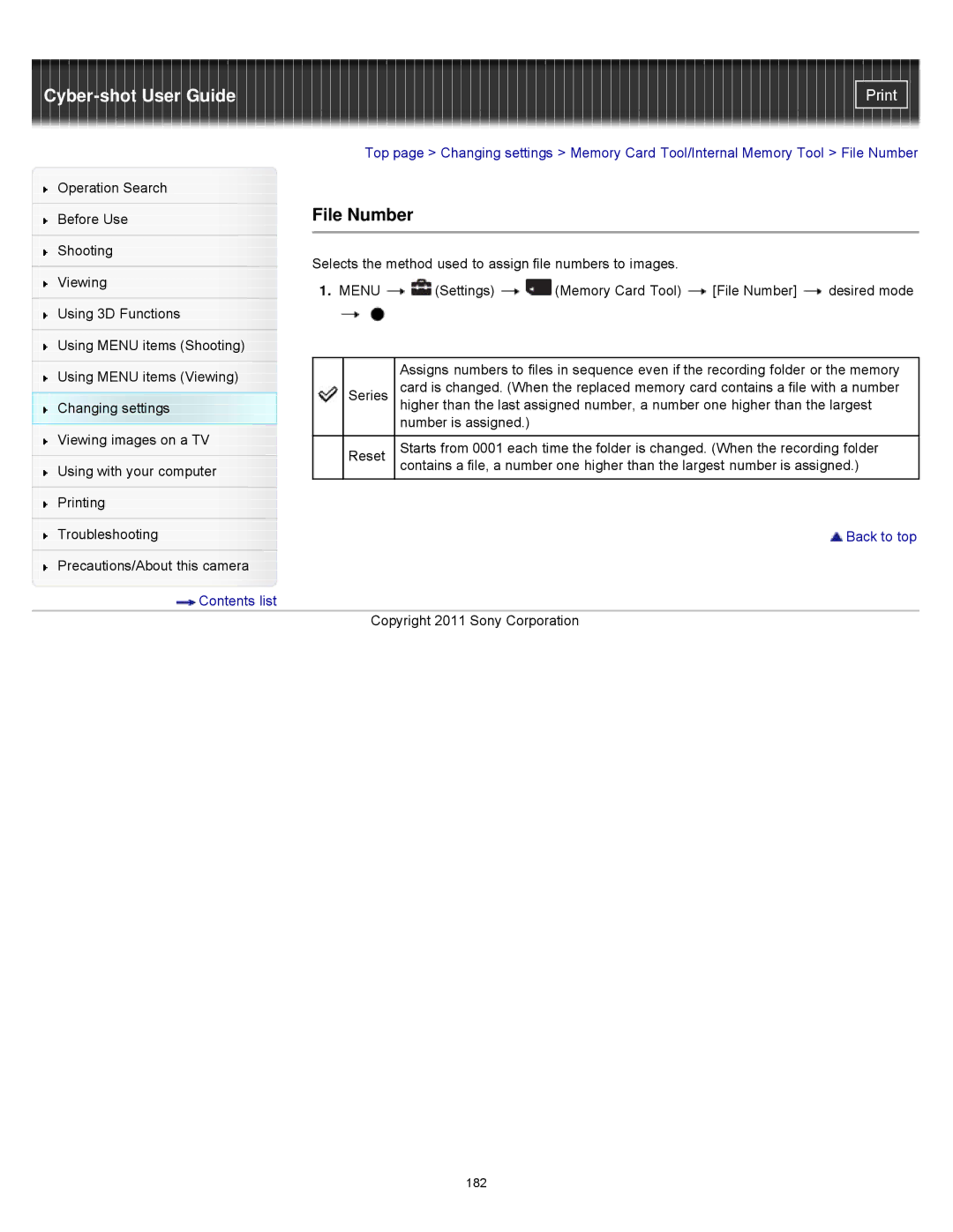 Sony DSCWX9 manual File Number 