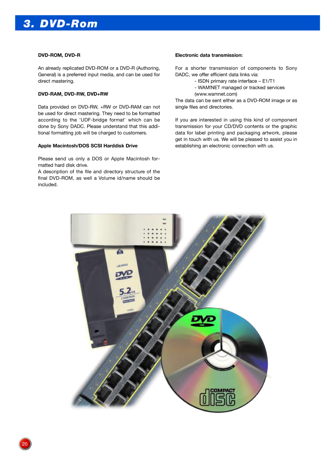 Sony DVD Rom/DVD Video manual Apple Macintosh/DOS Scsi Harddisk Drive, Electronic data transmission 