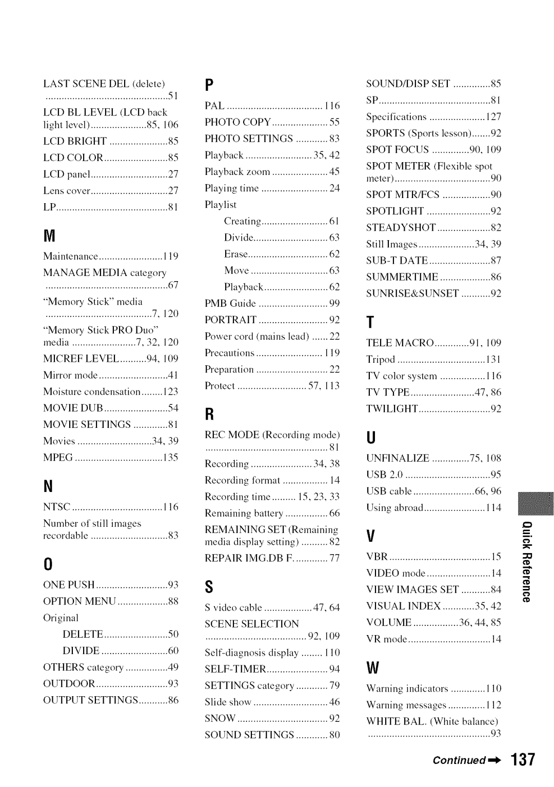 Sony DVD850 Manage Media, Movie Settings, ONE Plish Option Menli, Delete Divide, Outdoor Output Settings PAL, Portrait 