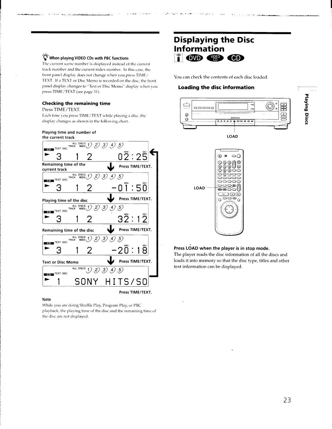 Sony DVP-C653D, DVP-C650D manual 