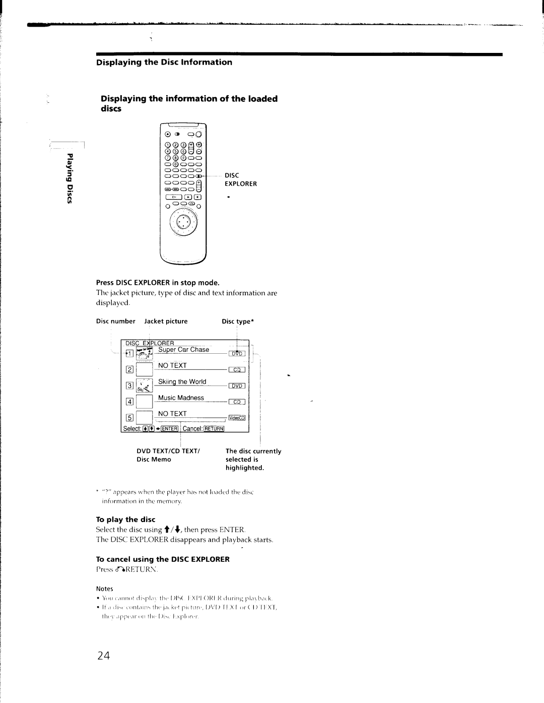 Sony DVP-C650D, DVP-C653D manual 