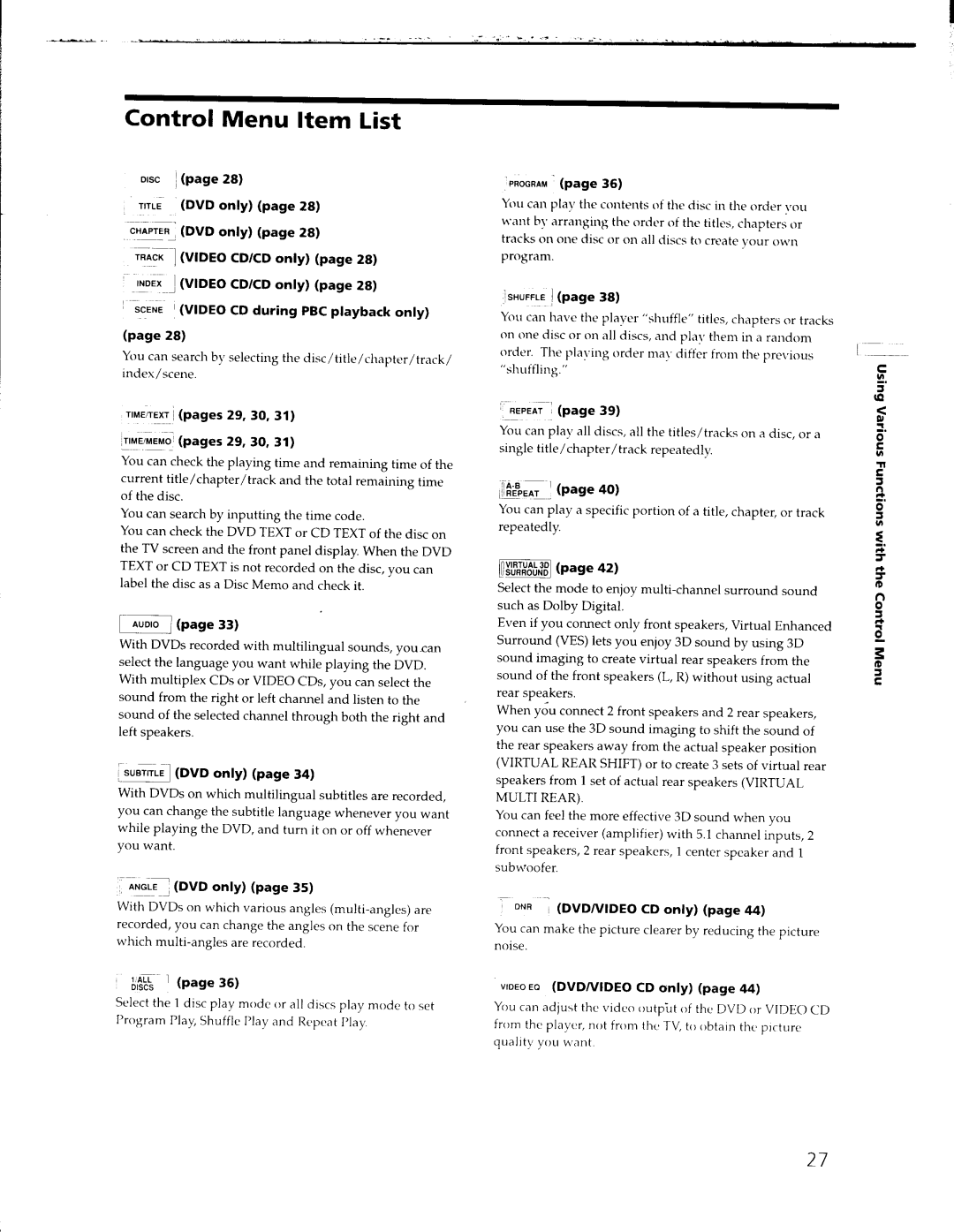 Sony DVP-C653D, DVP-C650D manual 