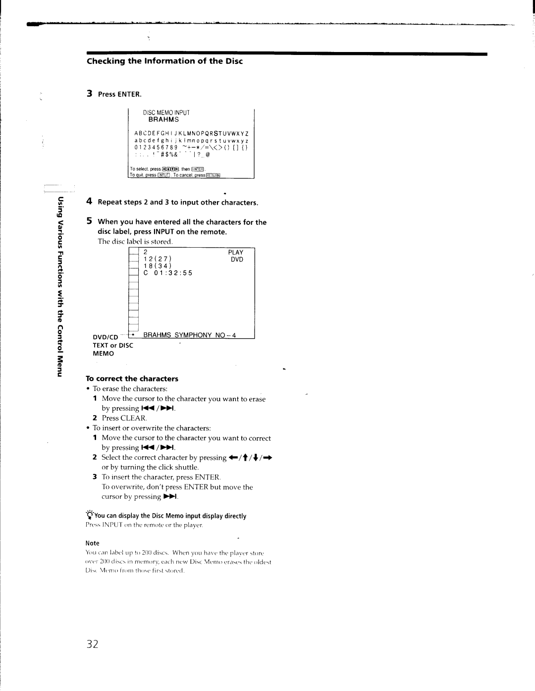 Sony DVP-C650D, DVP-C653D manual 