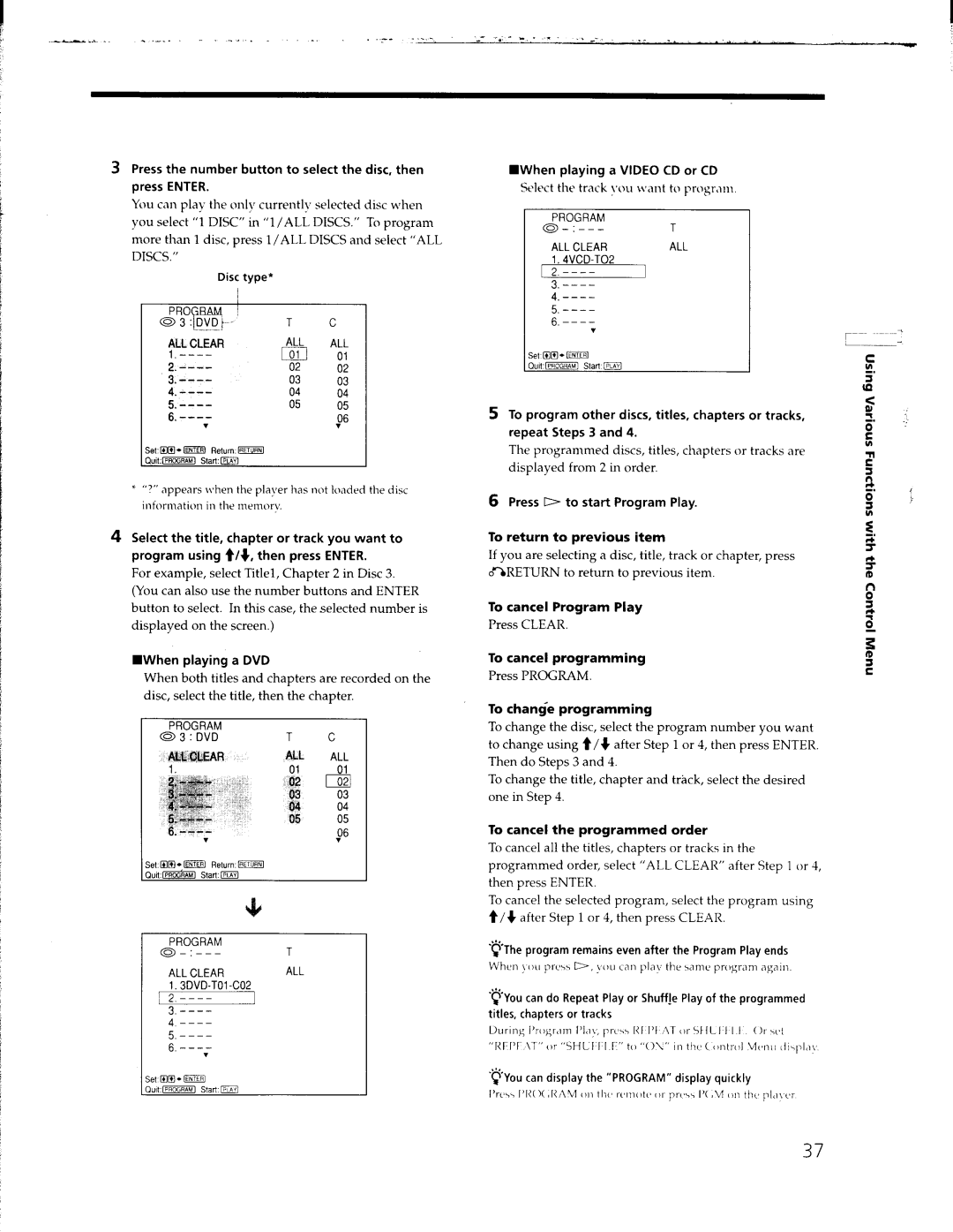 Sony DVP-C653D, DVP-C650D manual 