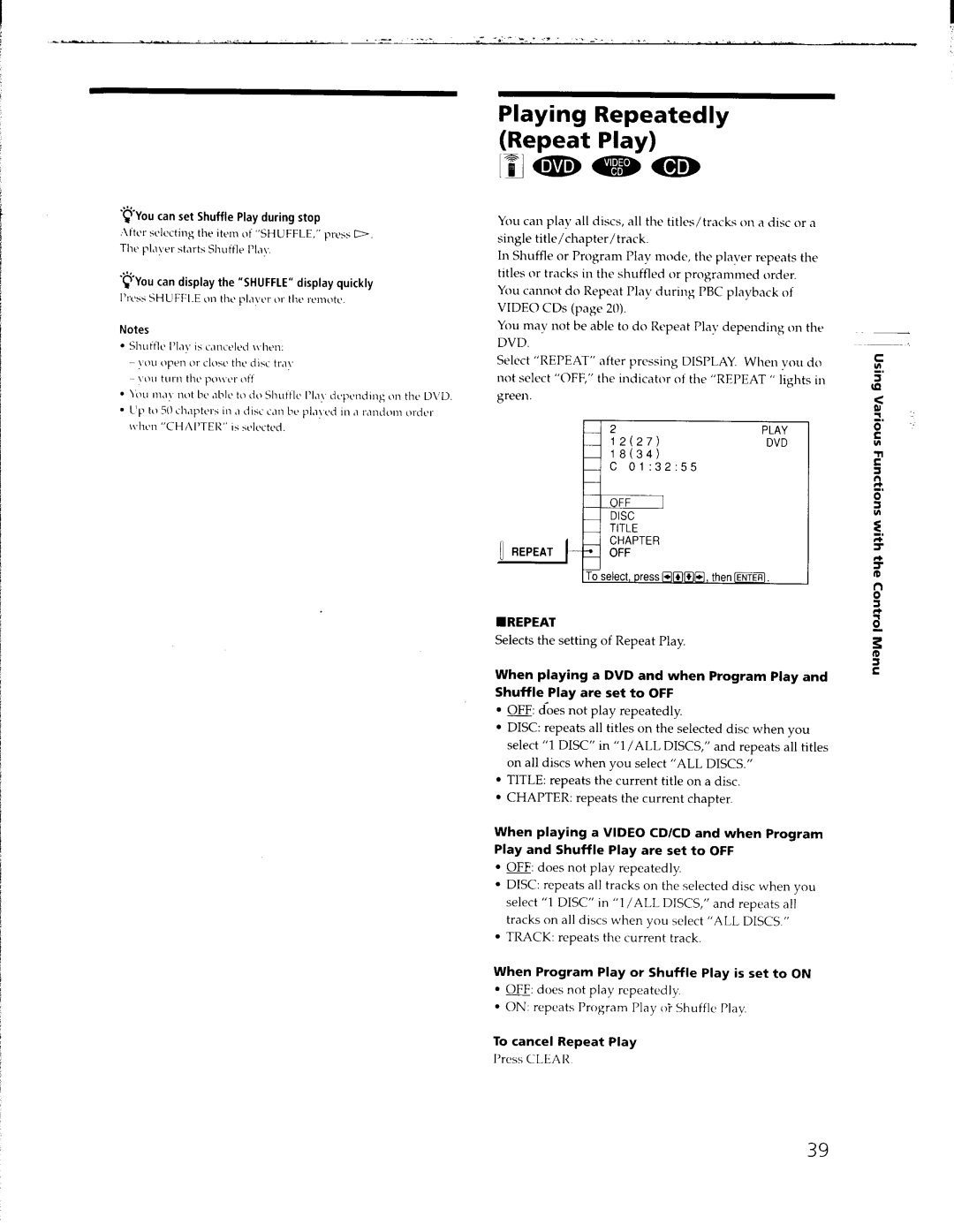 Sony DVP-C653D, DVP-C650D manual 