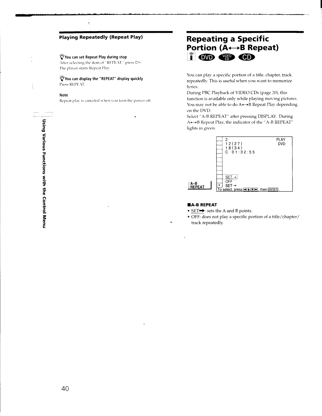 Sony DVP-C650D, DVP-C653D manual 