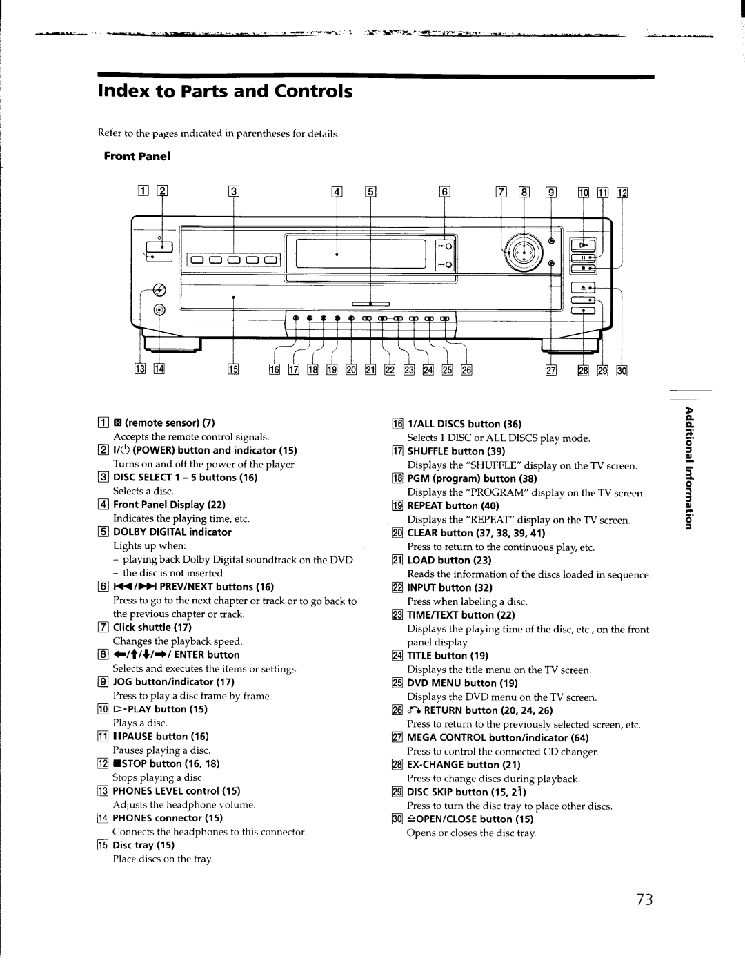 Sony DVP-C653D, DVP-C650D manual 