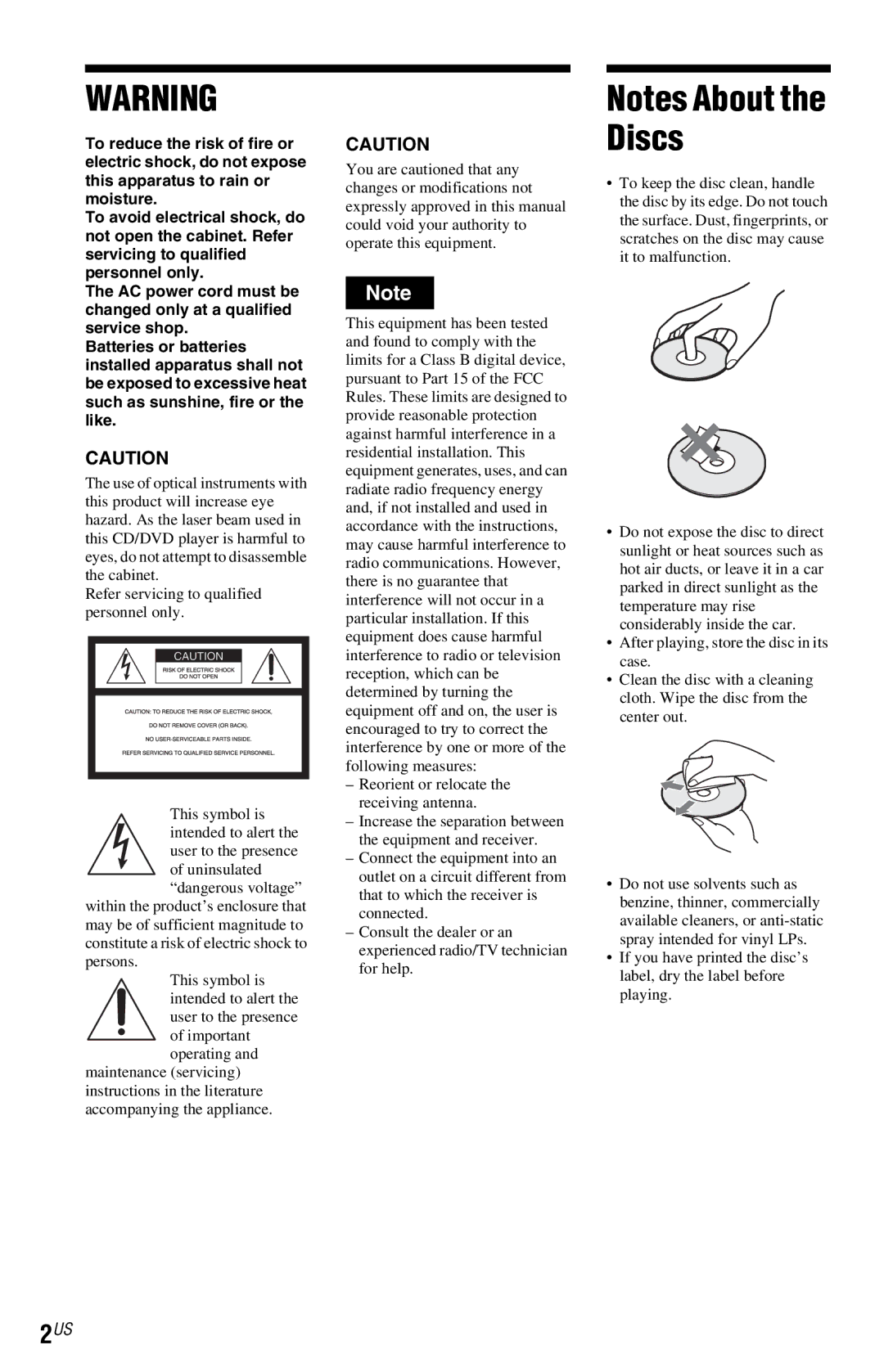 Sony DVP-NC800H operating instructions 2US 