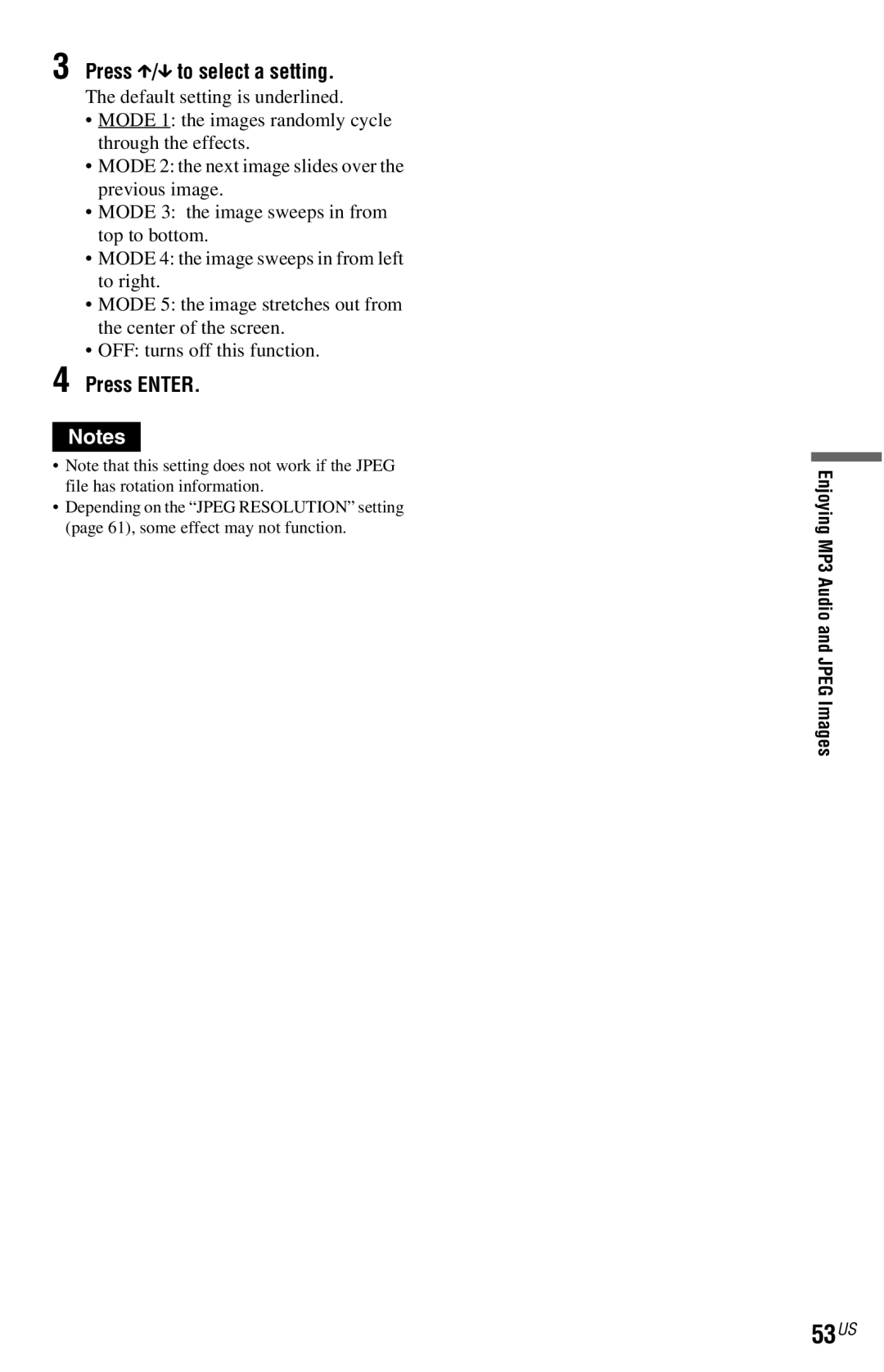 Sony DVP-NC800H operating instructions 53US 