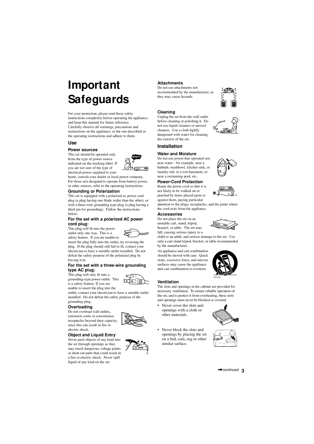 Sony DVP-NC80V operating instructions Use, Installation 