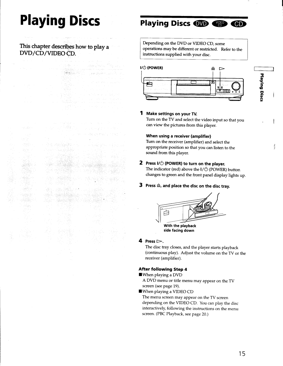 Sony DVP-S330 manual 