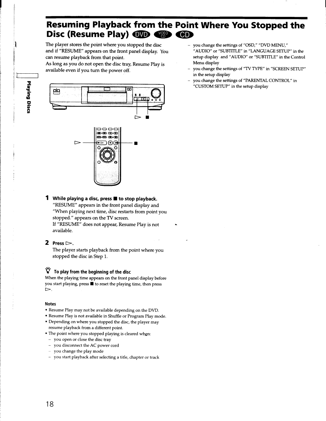 Sony DVP-S330 manual 