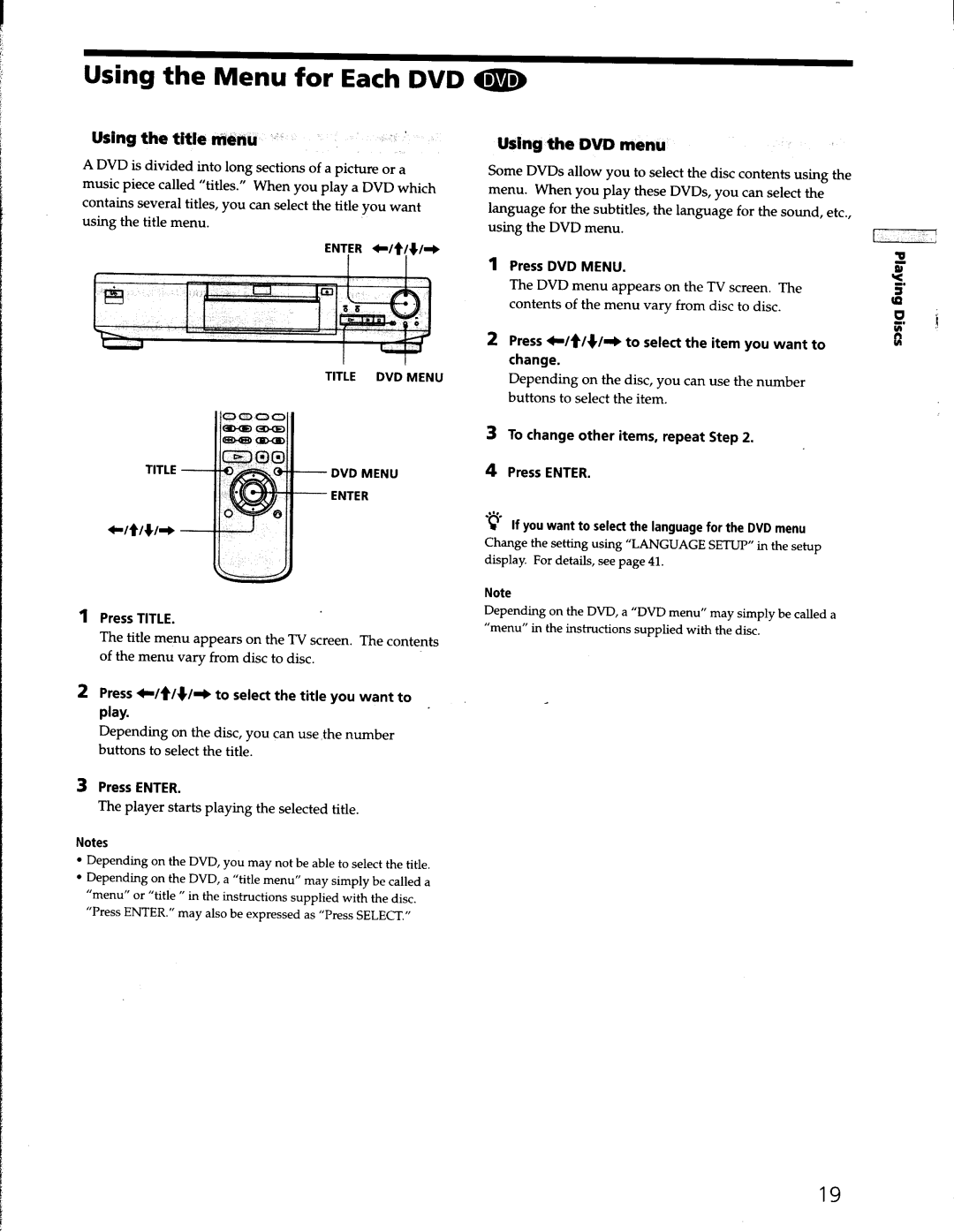 Sony DVP-S330 manual 