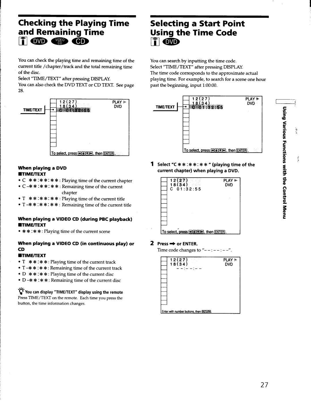 Sony DVP-S330 manual 