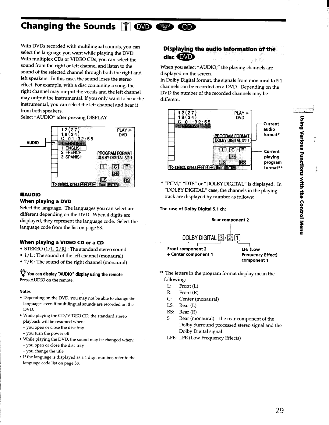 Sony DVP-S330 manual 