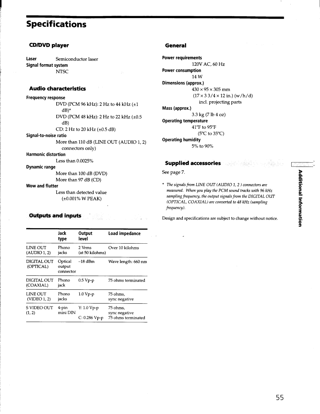 Sony DVP-S330 manual 