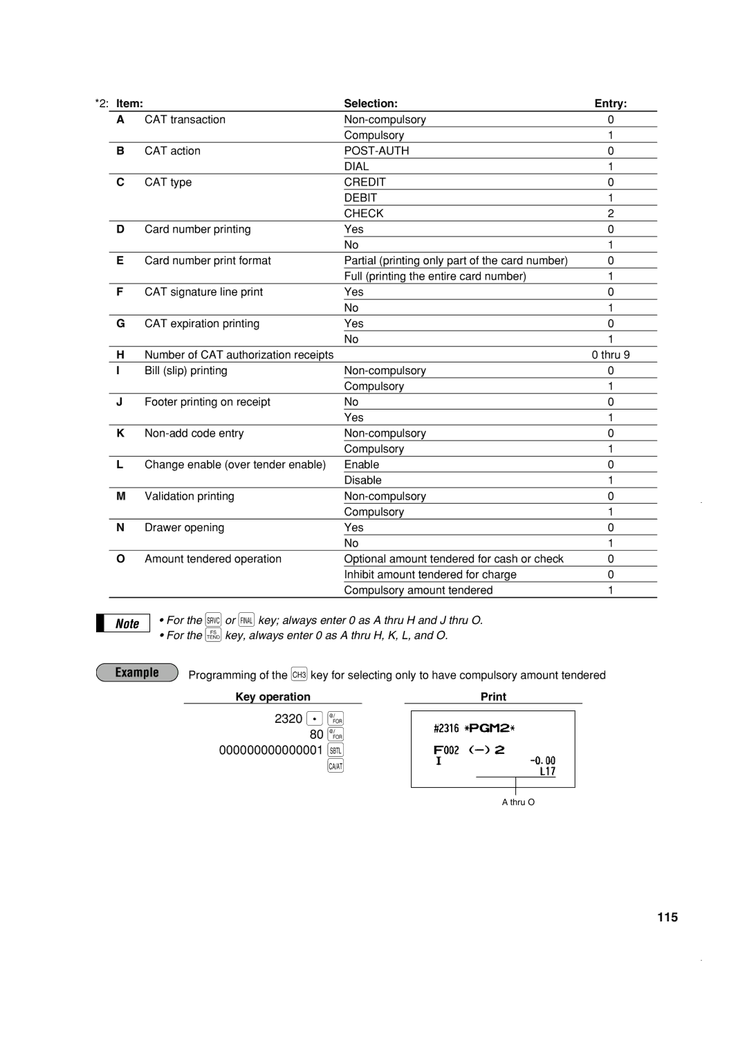 Sony ER-A410, ER-A420 instruction manual 80 @, 2320 . @, 000000000000001 ı, 115 