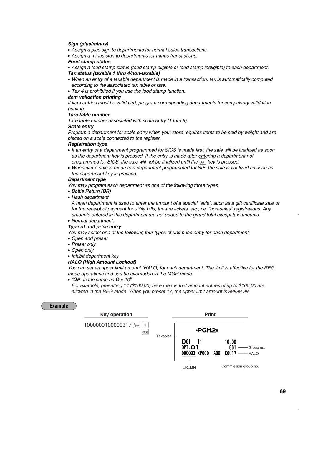 Sony ER-A410, ER-A420 instruction manual 1000000100000317 @, Sign plus/minus 