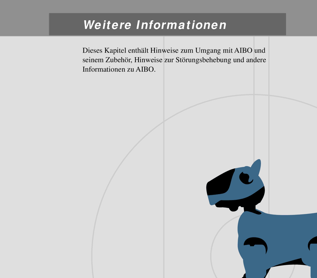 Sony ERF-210AW01 manual Weitere Informationen 