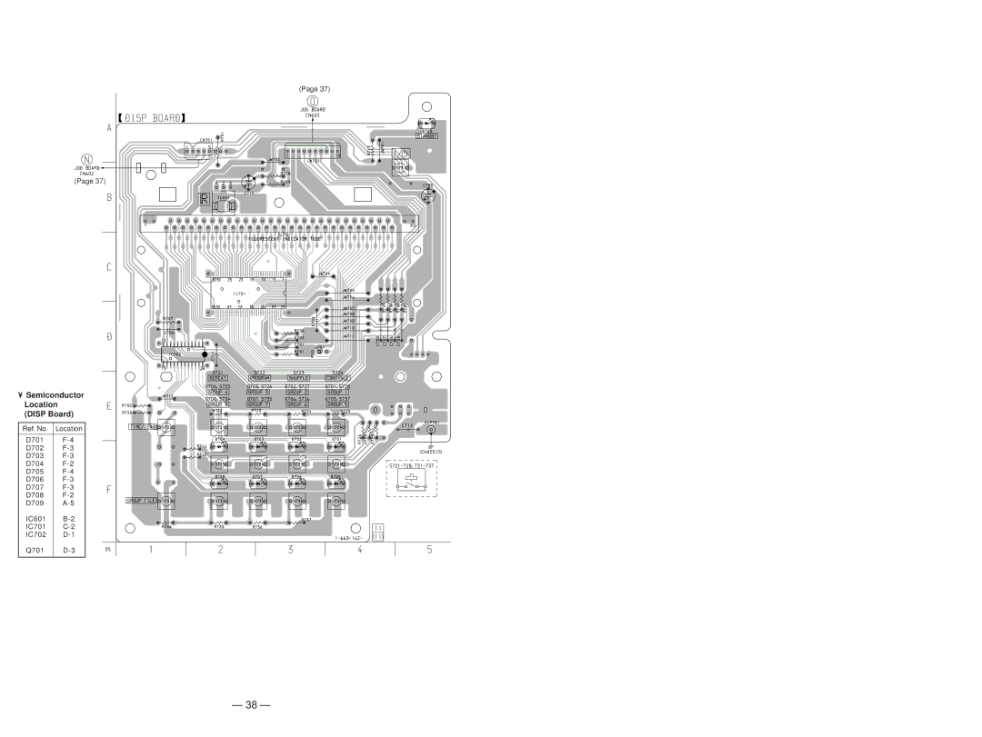 Sony Ericsson CDP-CX220 service manual Semiconductor Location Disp Board 