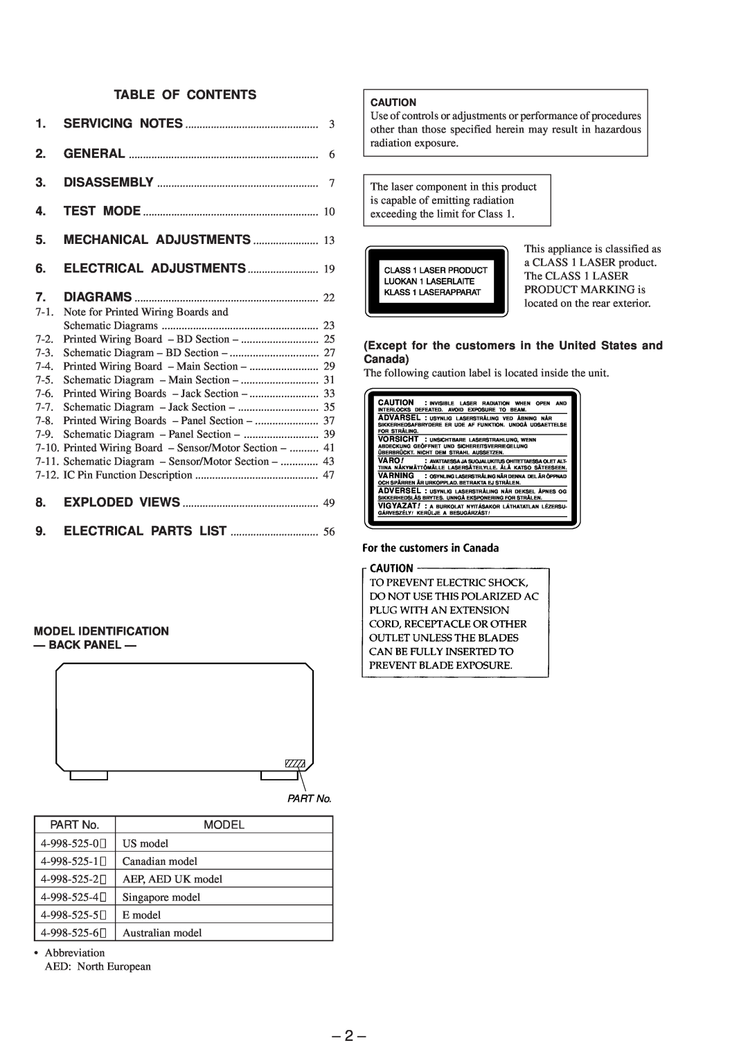 Sony Ericsson CDP-CX220 service manual 