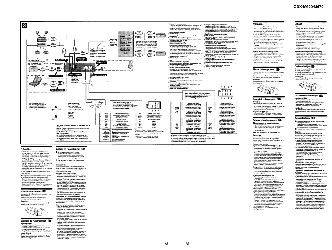 Sony Ericsson service manual CDX-M620/M670 