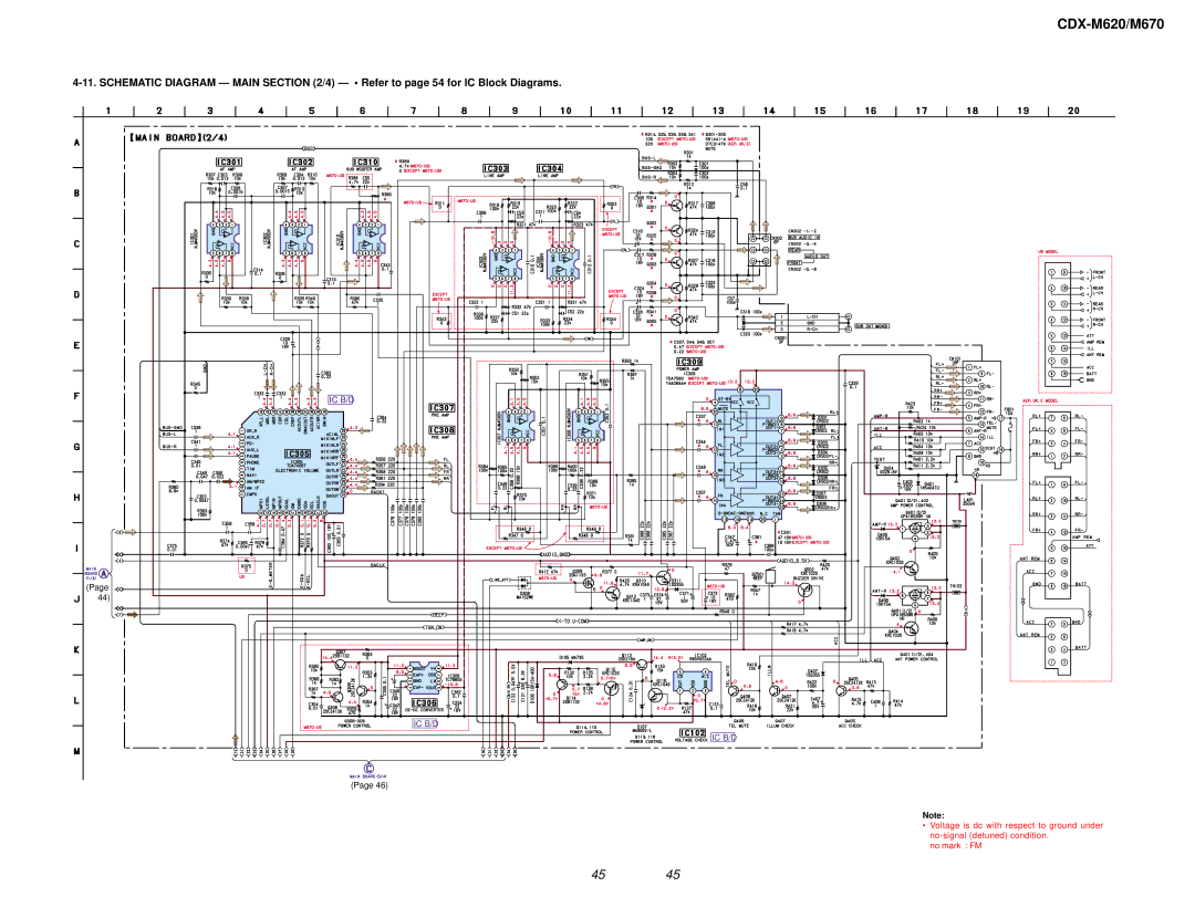 Sony Ericsson CDX-M620 service manual Ic B/D 