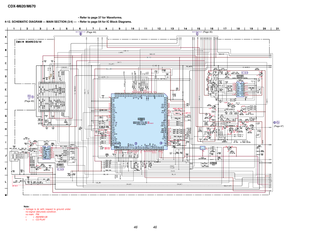 Sony Ericsson service manual CDX-M620/M670 