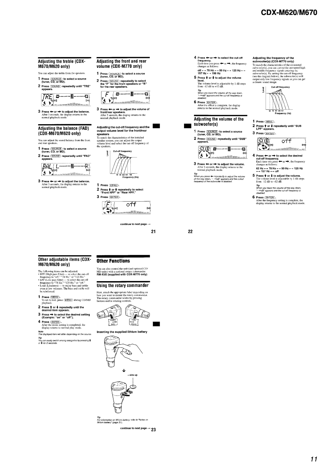Sony Ericsson service manual CDX-M620/M670 