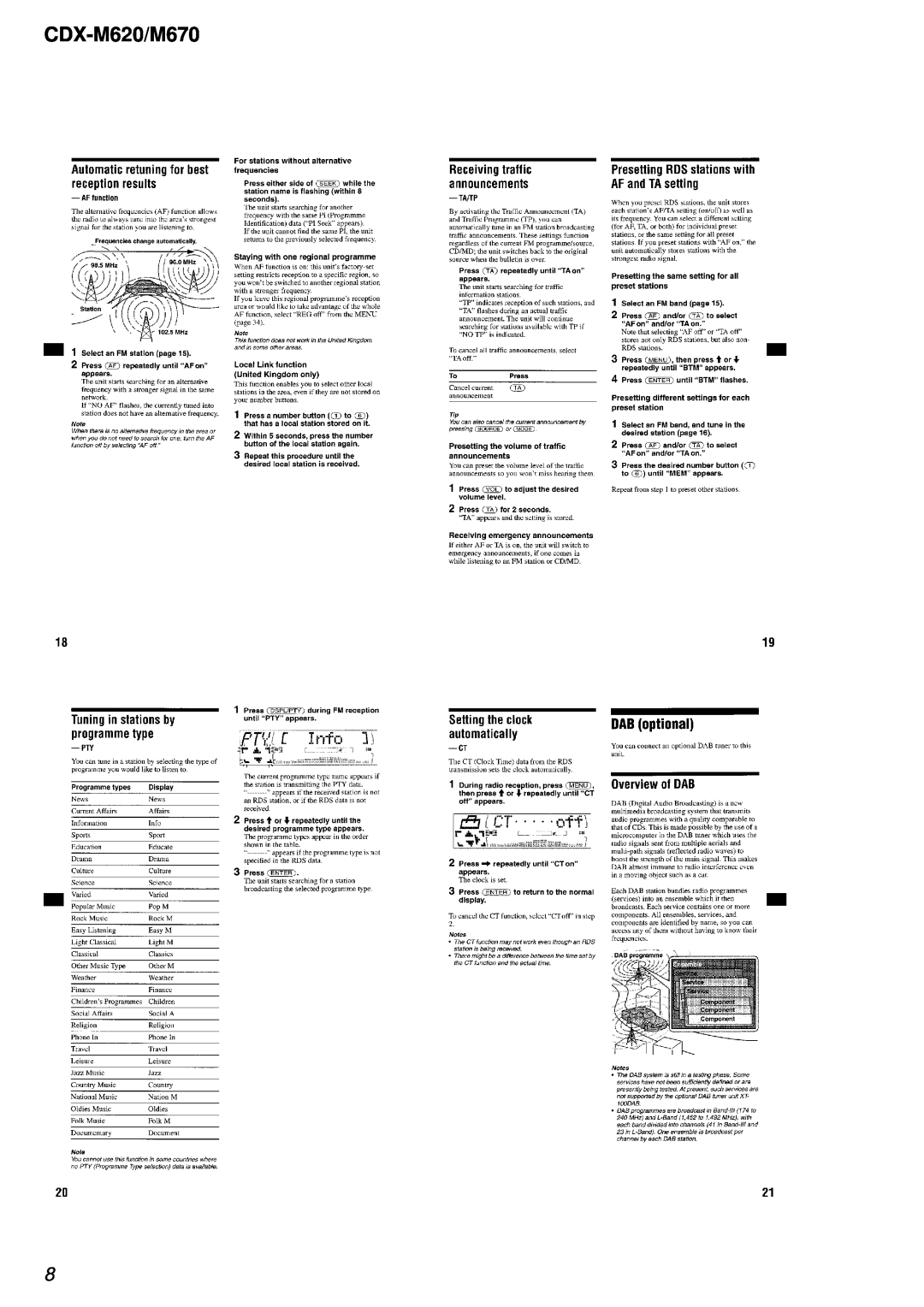 Sony Ericsson service manual CDX-M620/M670 