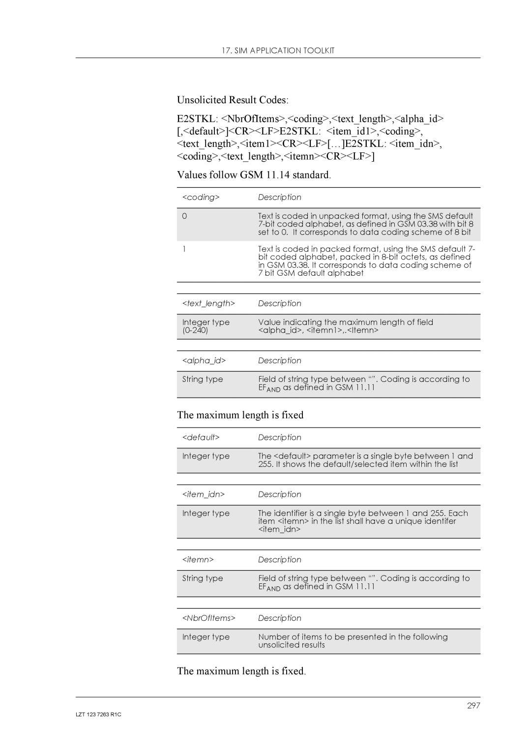 Sony Ericsson GM47, GM48 manual Maximum length is fixed 