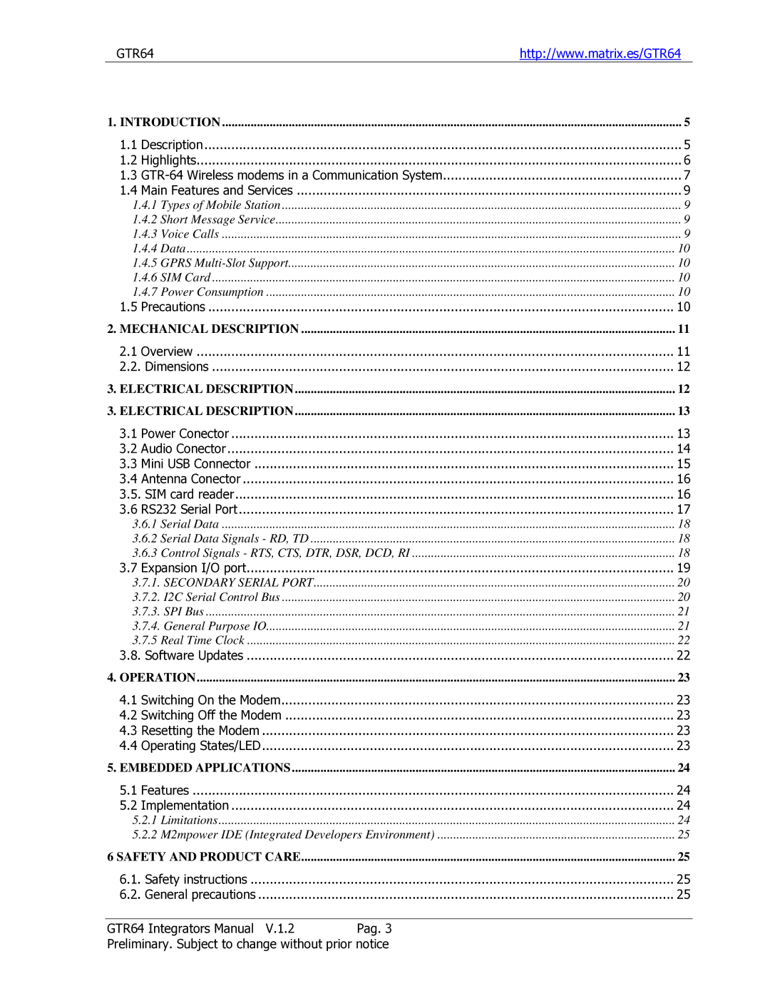 Sony Ericsson manual GTR-64 Wireless modems in a Communication System 