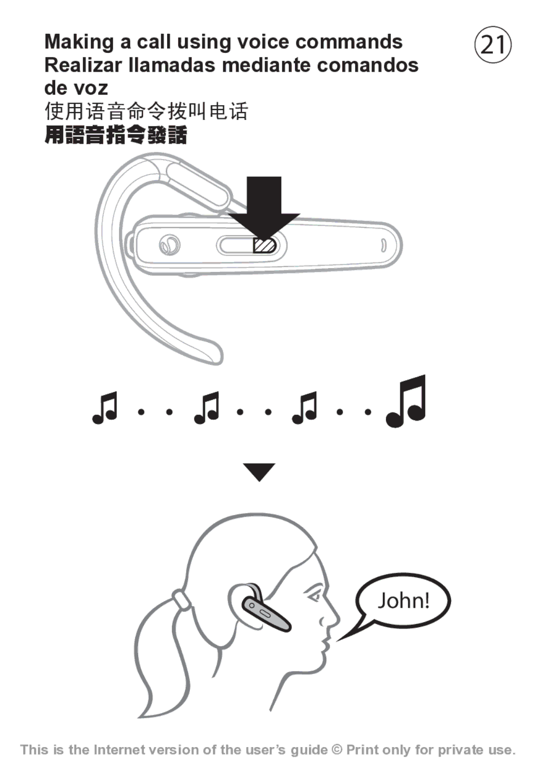 Sony Ericsson HBH-608 manual John 