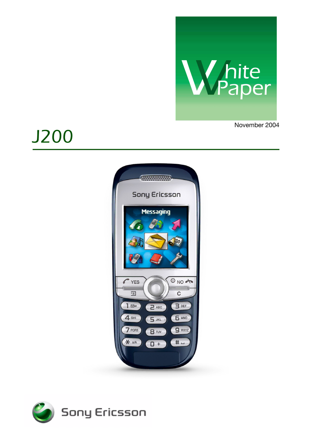 Sony Ericsson J200 manual 