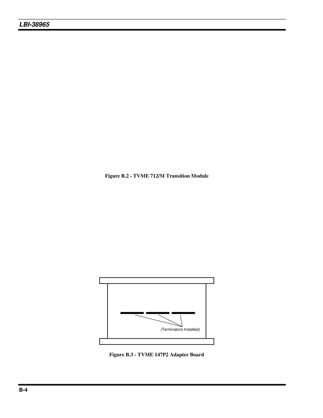 Sony Ericsson LBI-38965 installation manual Figure B.2 Tvme 712/M Transition Module 