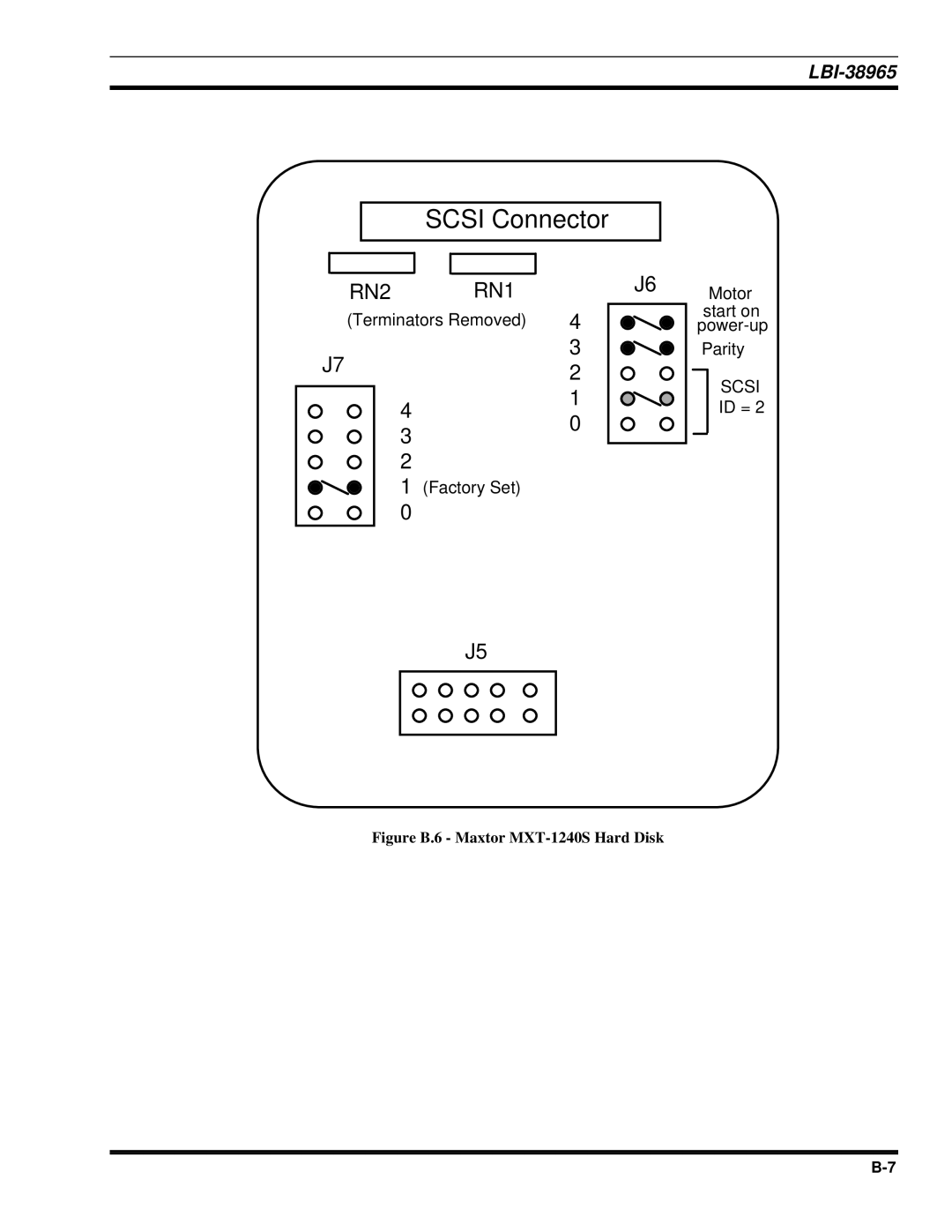 Sony Ericsson LBI-38965 installation manual Scsi Connector 