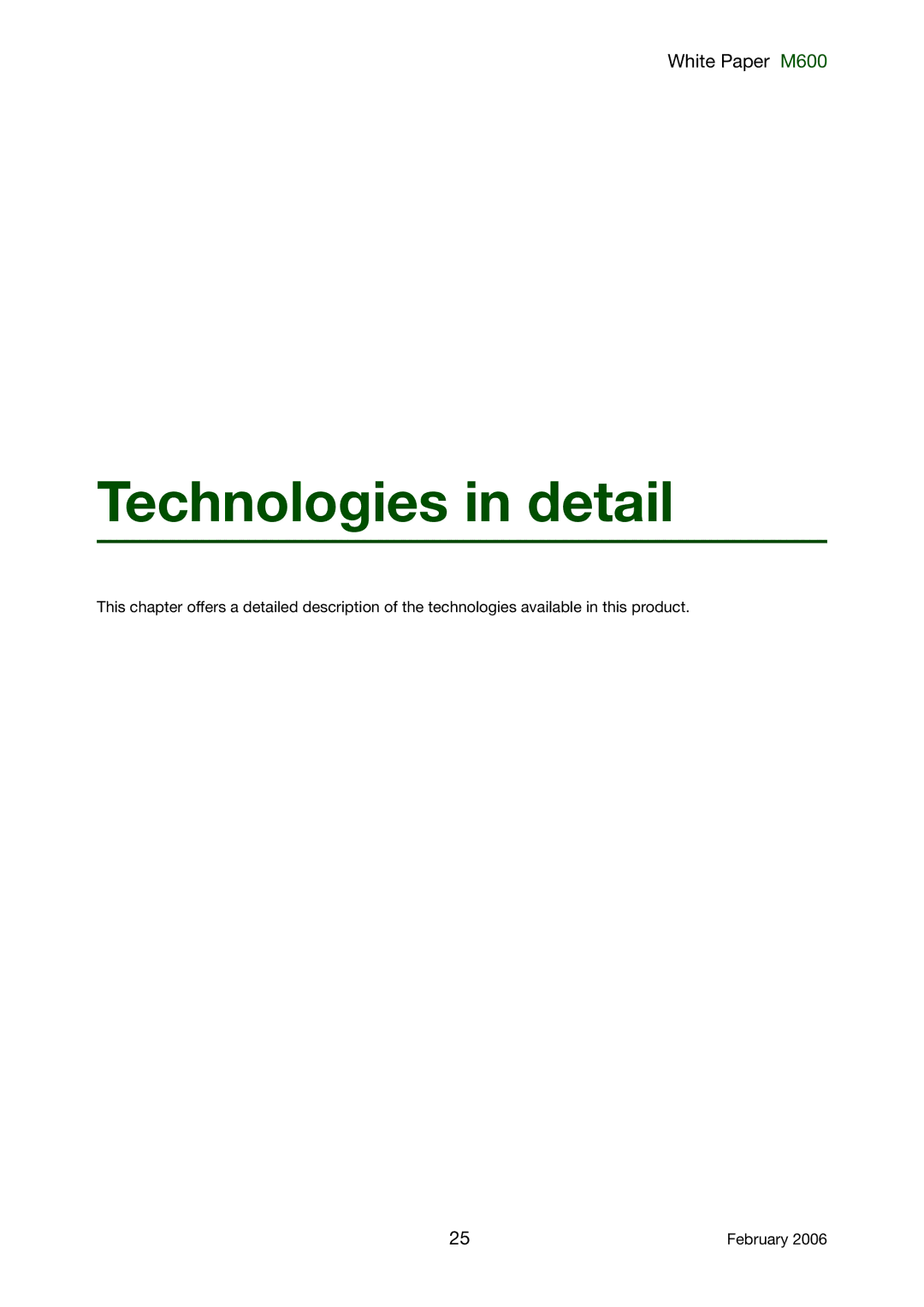 Sony Ericsson M600 manual Technologies in detail 