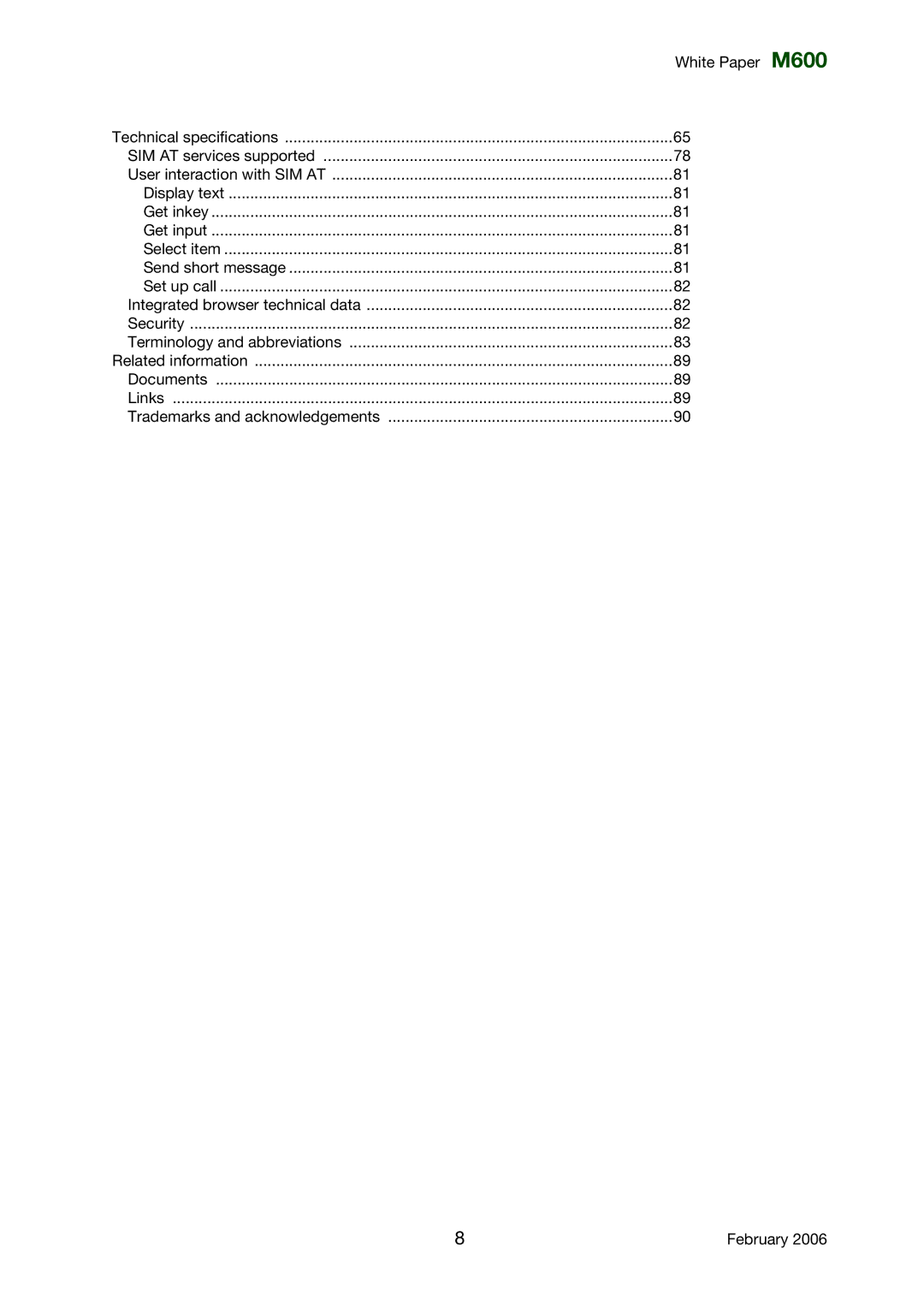 Sony Ericsson M600 manual Send short message 