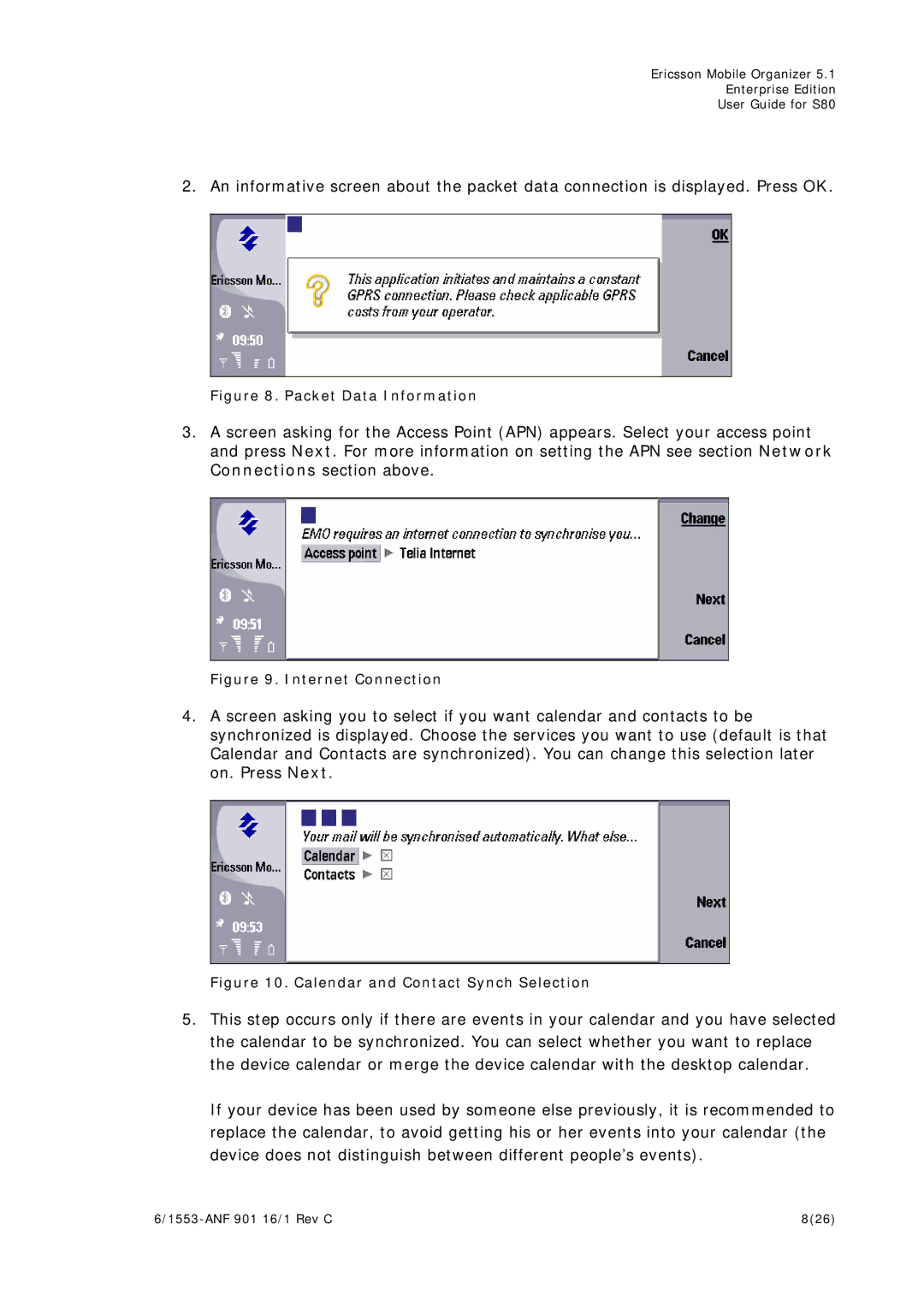 Sony Ericsson S80 manual Packet Data Information 