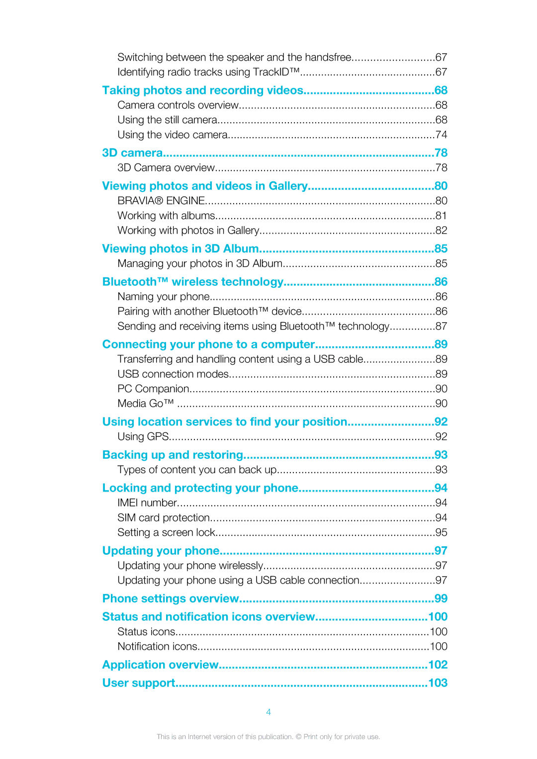 Sony Ericsson ST18i manual 3D Camera overview, Working with albums Working with photos in Gallery, Using GPS 