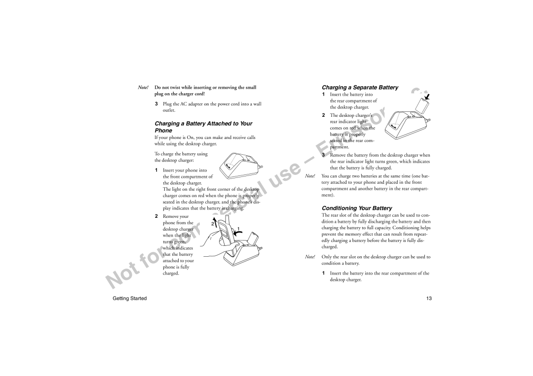 Sony Ericsson T18LX manual Charging a Battery Attached to Your Phone, Charging a Separate Battery, Remove your 