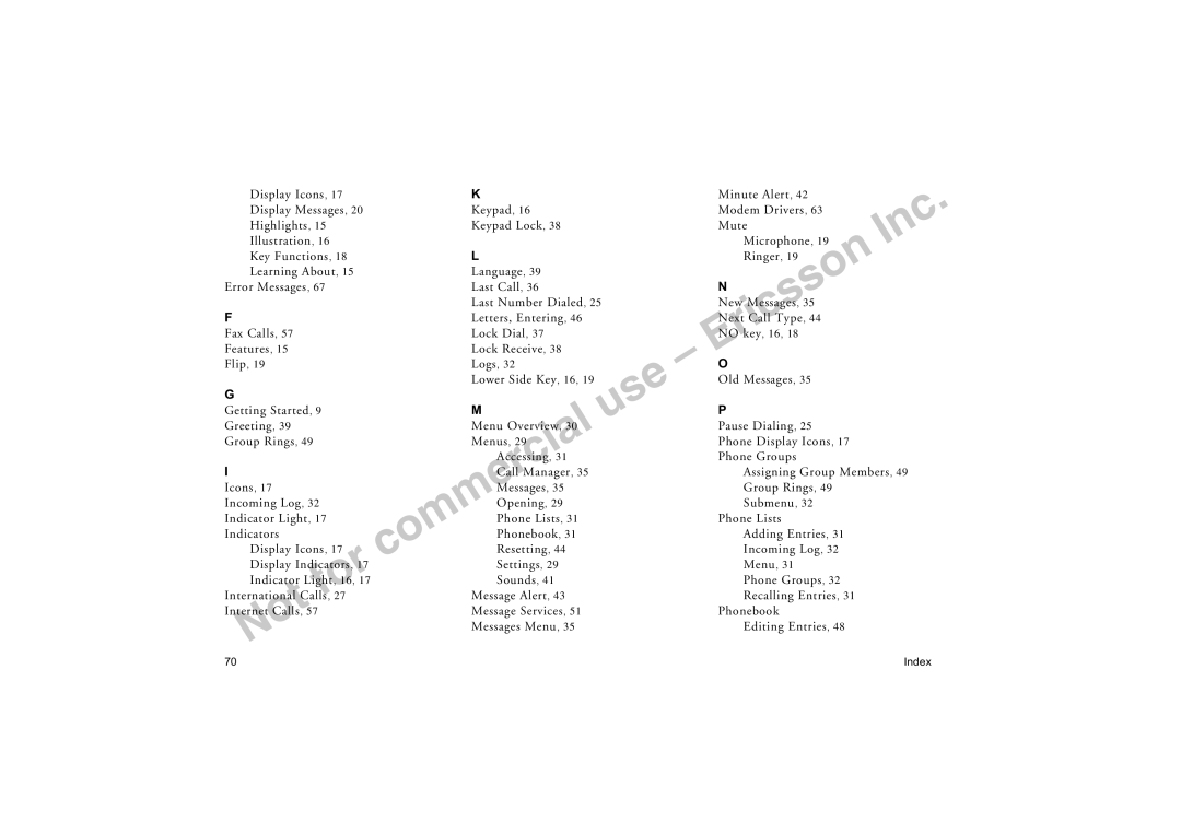 Sony Ericsson T18LX manual Qgh 