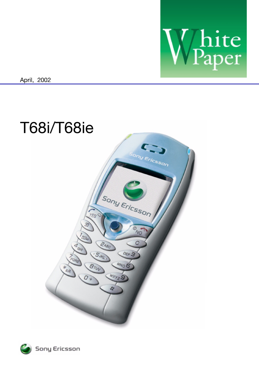 Sony Ericsson manual T68i/T68ie 