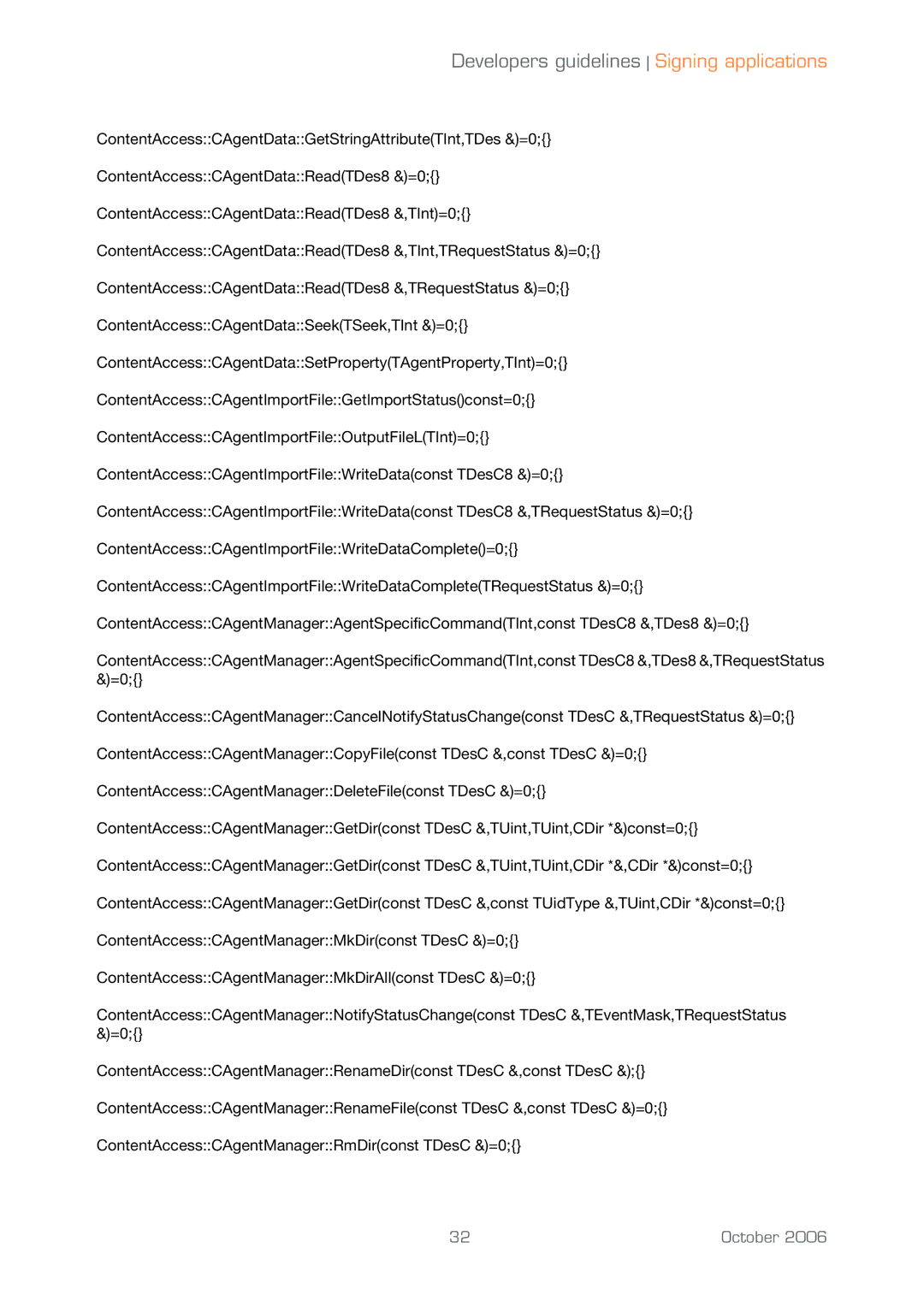 Sony Ericsson UIQ 3 manual Developers guidelines Signing applications 