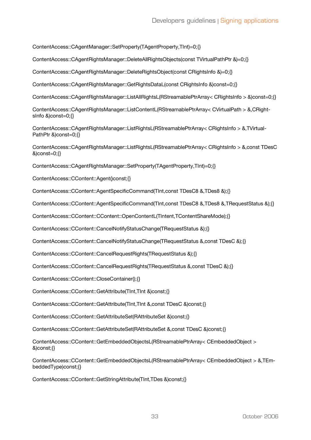 Sony Ericsson UIQ 3 manual Developers guidelines Signing applications 